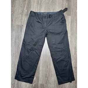 BCBG MAXAZRIA Women's Black Cropped Pants - Size 0 Work Office